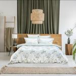 Pupilla Collection - Cotton Satin Florida Digital Printed 6 Piece Duvet Cover Set