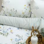 Pupilla Collection - Cotton Satin Florida Digital Printed 6 Piece Duvet Cover Set