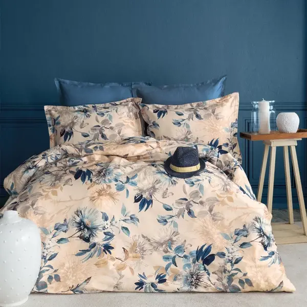 Issimo Home - Sethe Digital Cotton Satin 300 TC Duvet Cover Family Set